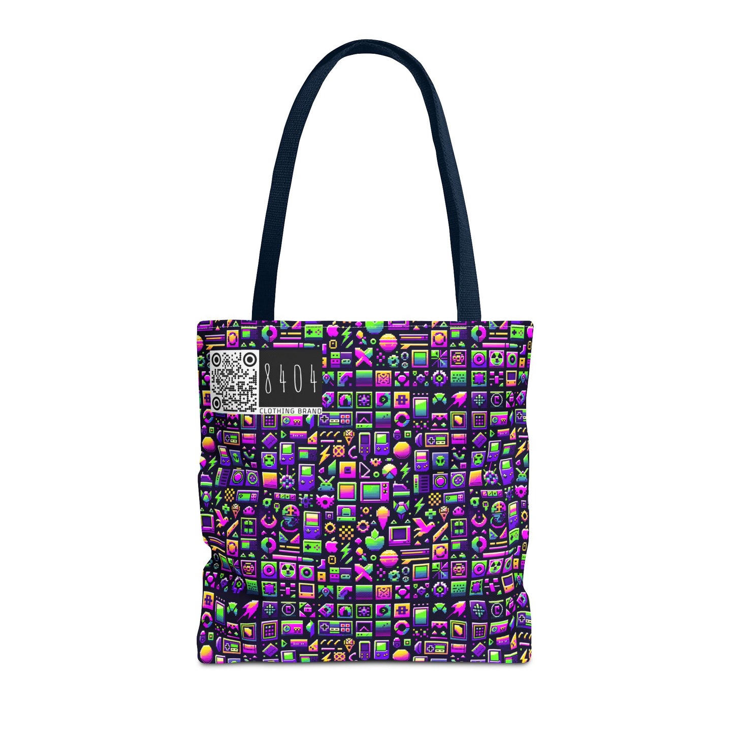 Digital Nostalgia Remix Modern Vintage Fusion Tote Bag - 8404 Design-49