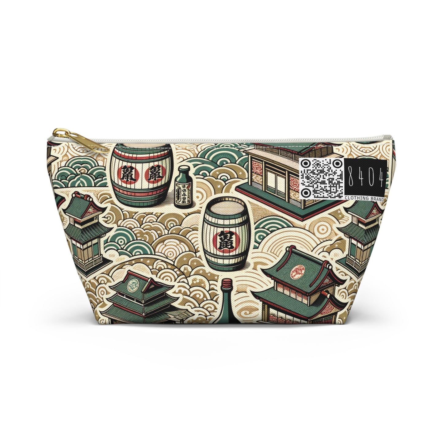 Cultural Artisanal Fusion Contemporary Cultural Elegance Accessory Pouch W T-Bottom - 8404 Design-68