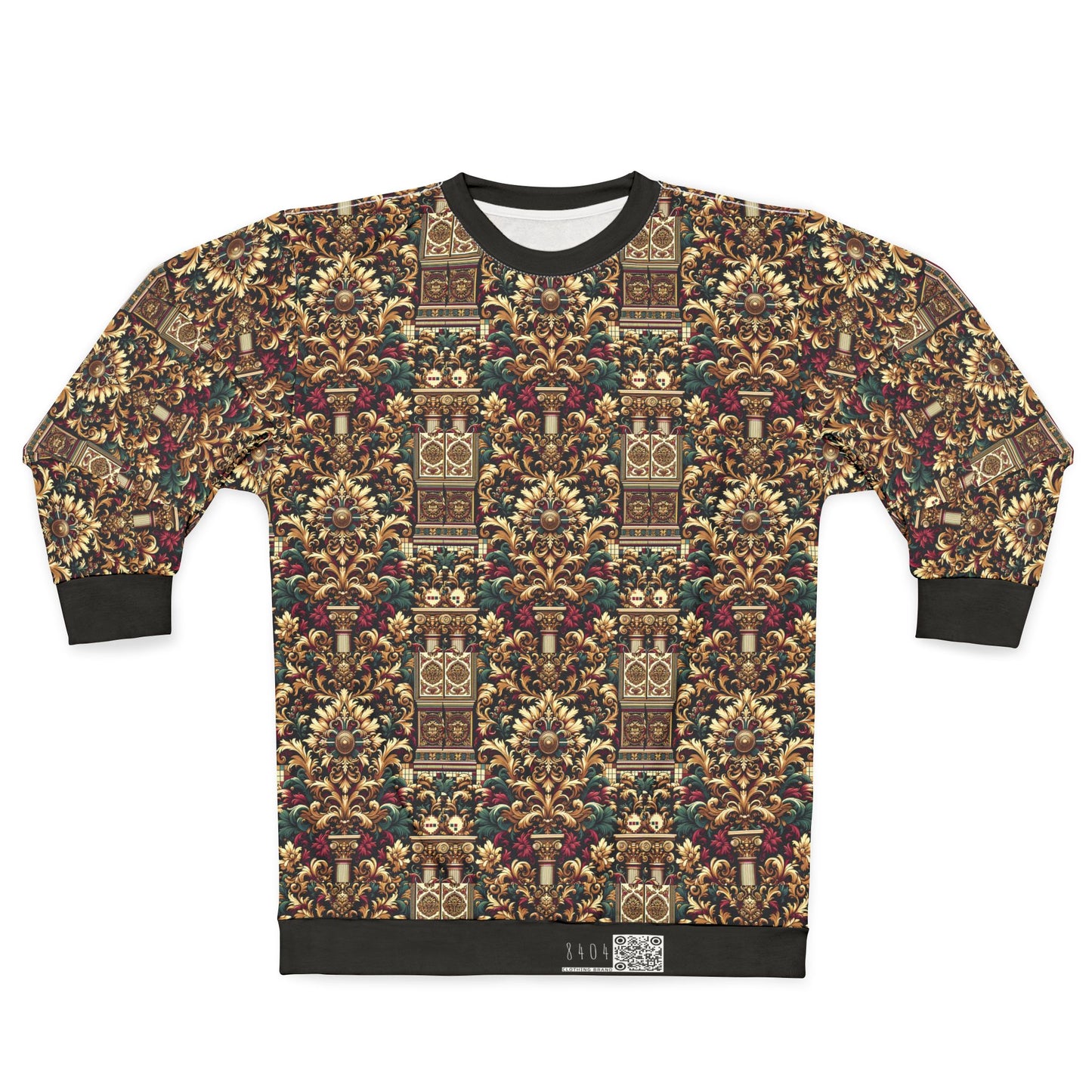 Digital Renaissance Modern Baroque Fusion Sweatshirt - 8404 Design-57
