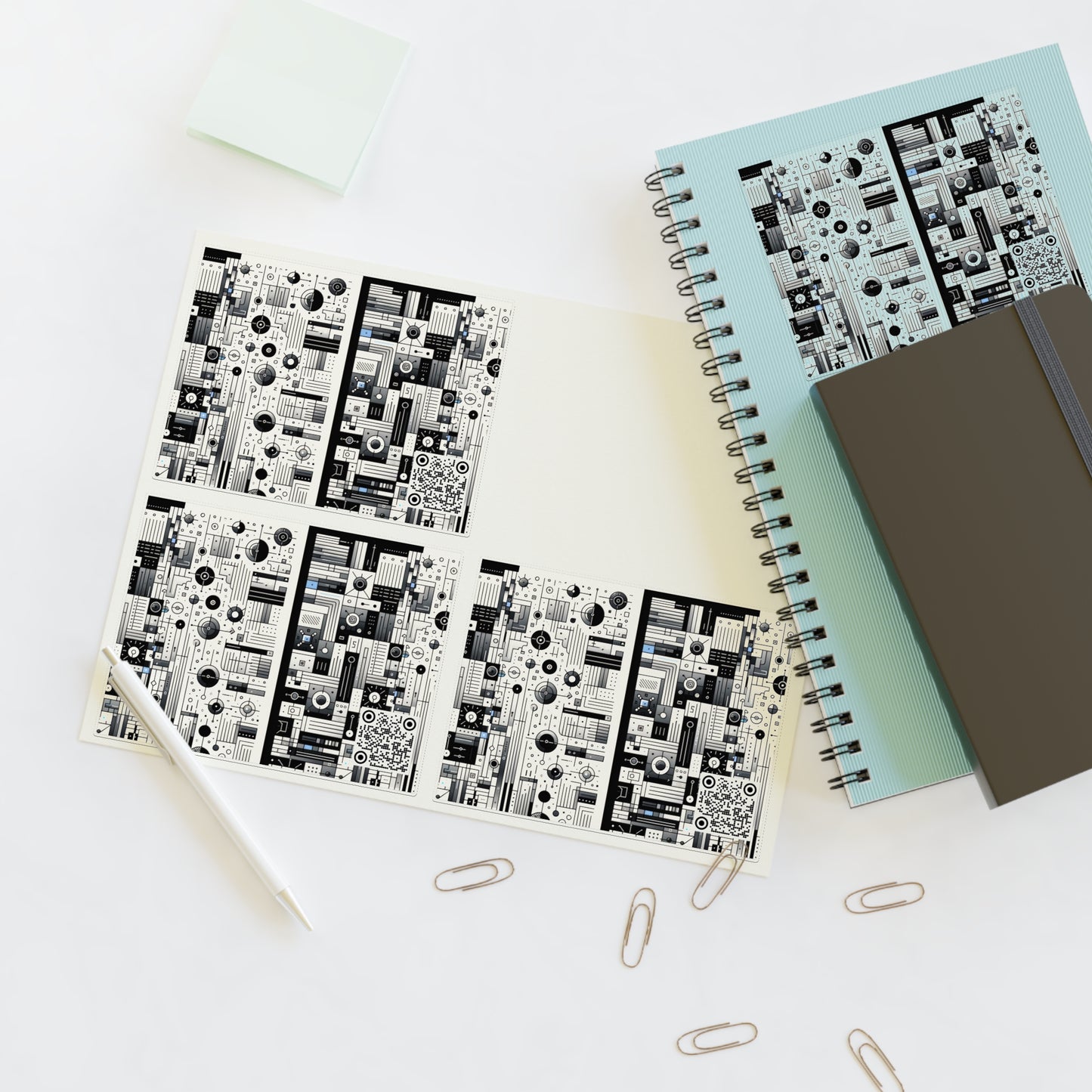 Digital Minimalism Minimalist Tech Sticker Sheets - 8404 Design-66