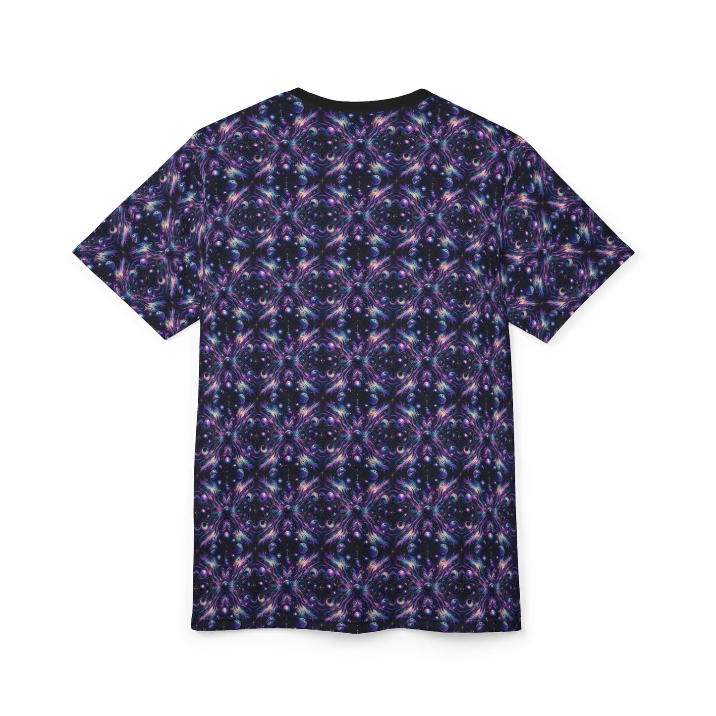 Galactic Hues Tech-Forward Cosmic Fusion Unisex Cut & Sew Tee - 8404 Design-41