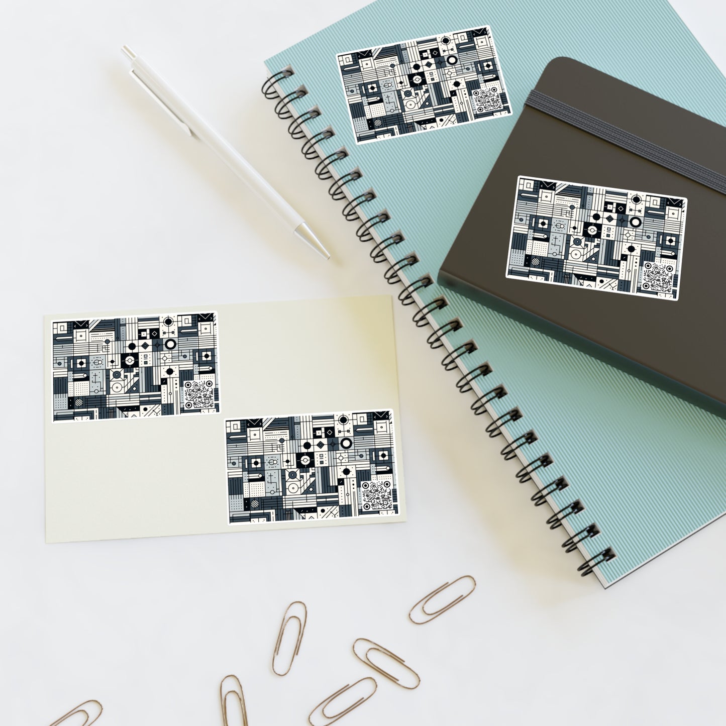 Digital Minimalism Minimalist Tech Sticker Sheets - 8404 Design-49