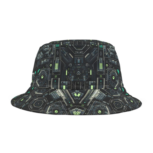 Tech Noir Tech-Forward Minimalism Bucket Hat - 8404 Design-52