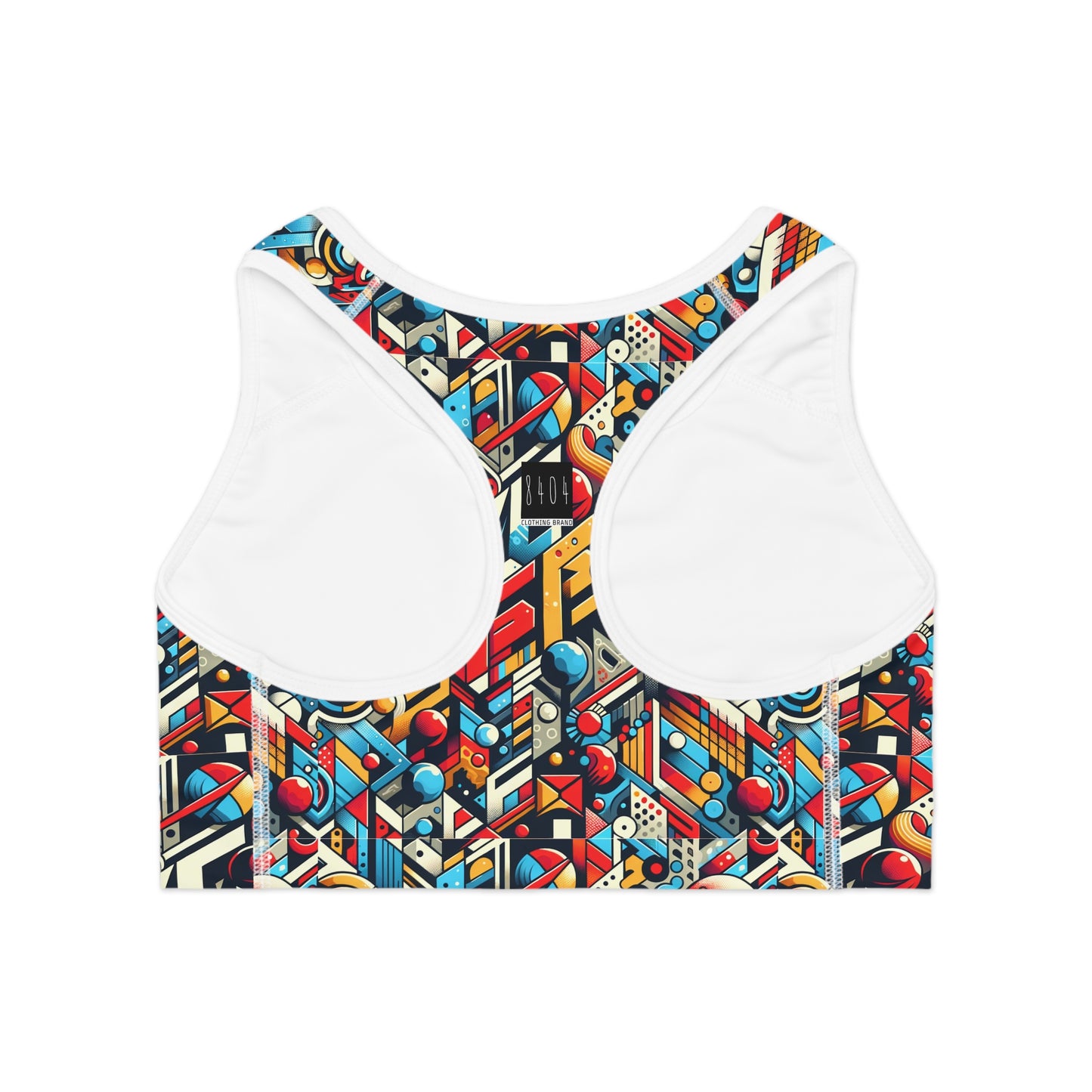 Neo-Traditional Street Art Modern Street Art Fusion Sports Bra - 8404 Design-67