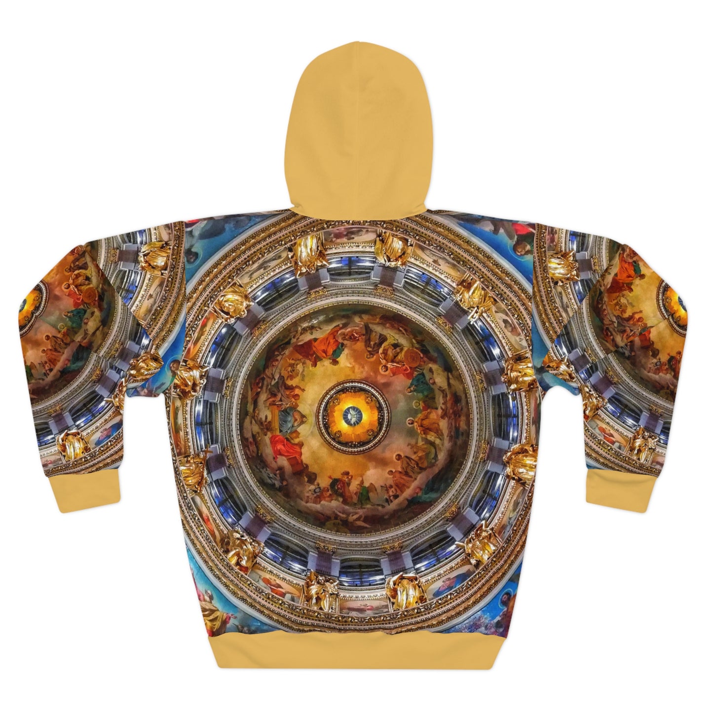 8404 Unisex Adult "divine in Gold" Fashion Pullover Hoodie