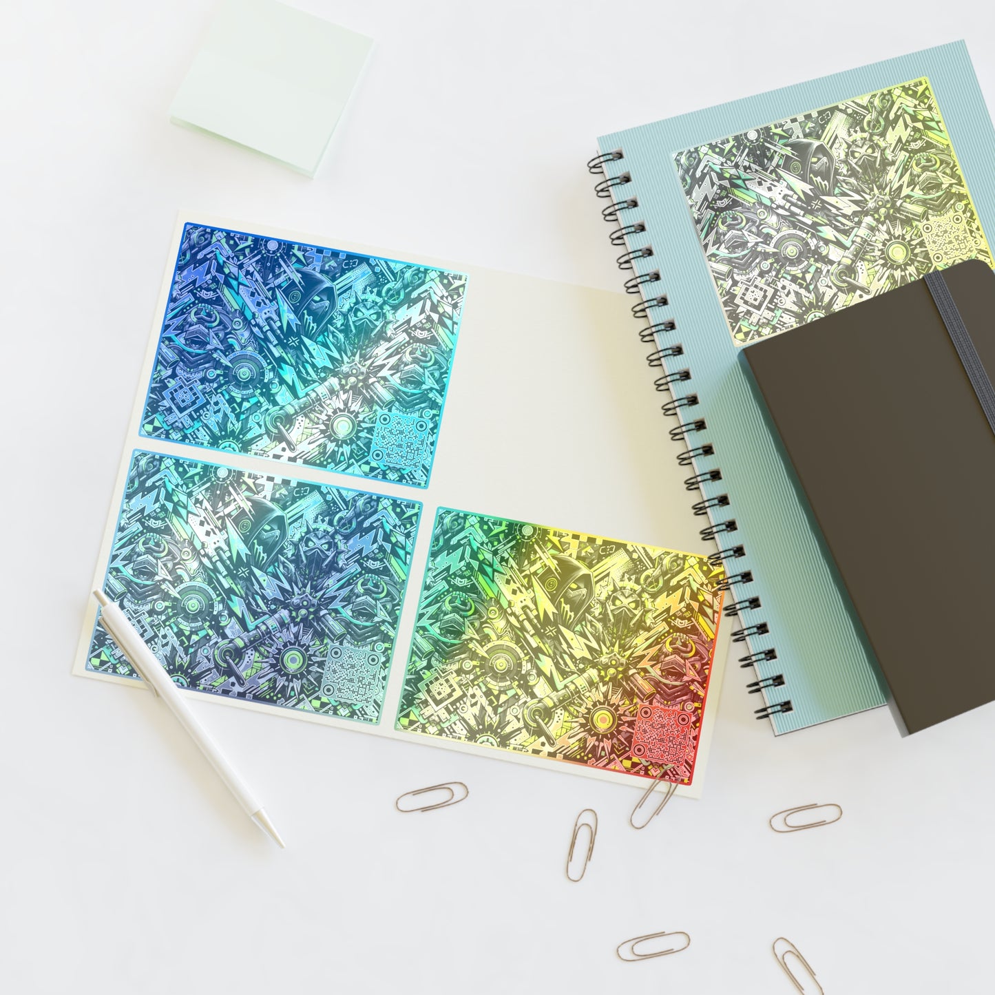 Graffiti Tech Fusion Bold Streetwear Fusion Sticker Sheets - 8404 Design-50