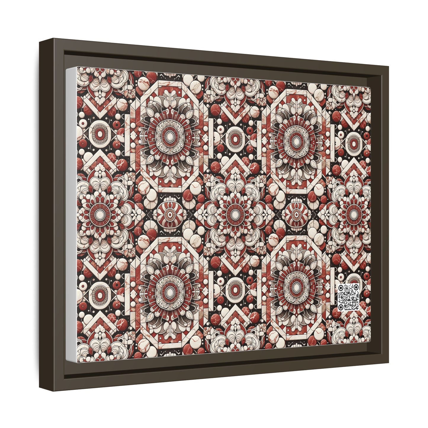 Neo Jomon Sculptural Aesthetics Artisanal Streetwear Matte Canvas, Framed (multi-Color) - 8404 Design-55 A