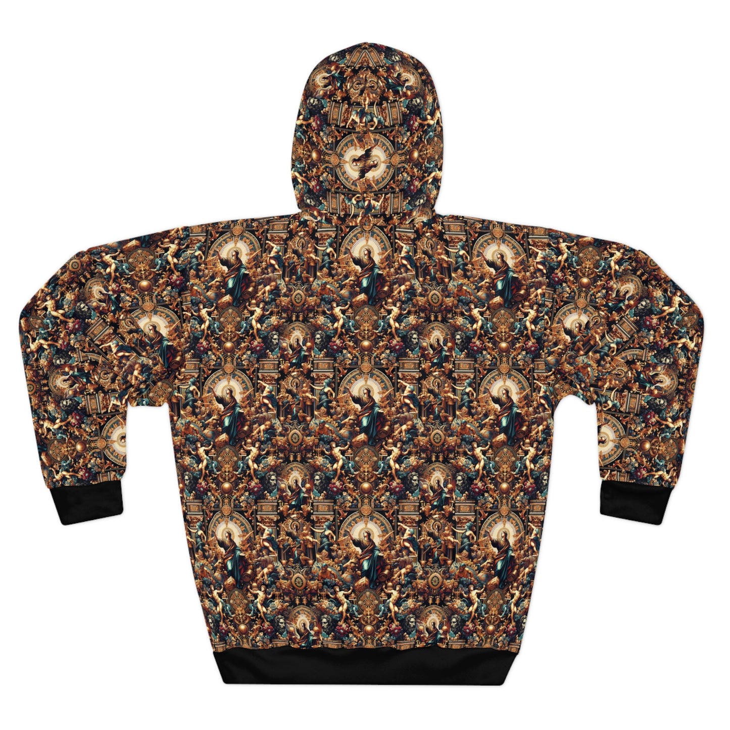 Digital Renaissance Luxurious Streetwear Inspired By Classical Art With a Modern Twist Pullover Hoodie - 8404 Design-64