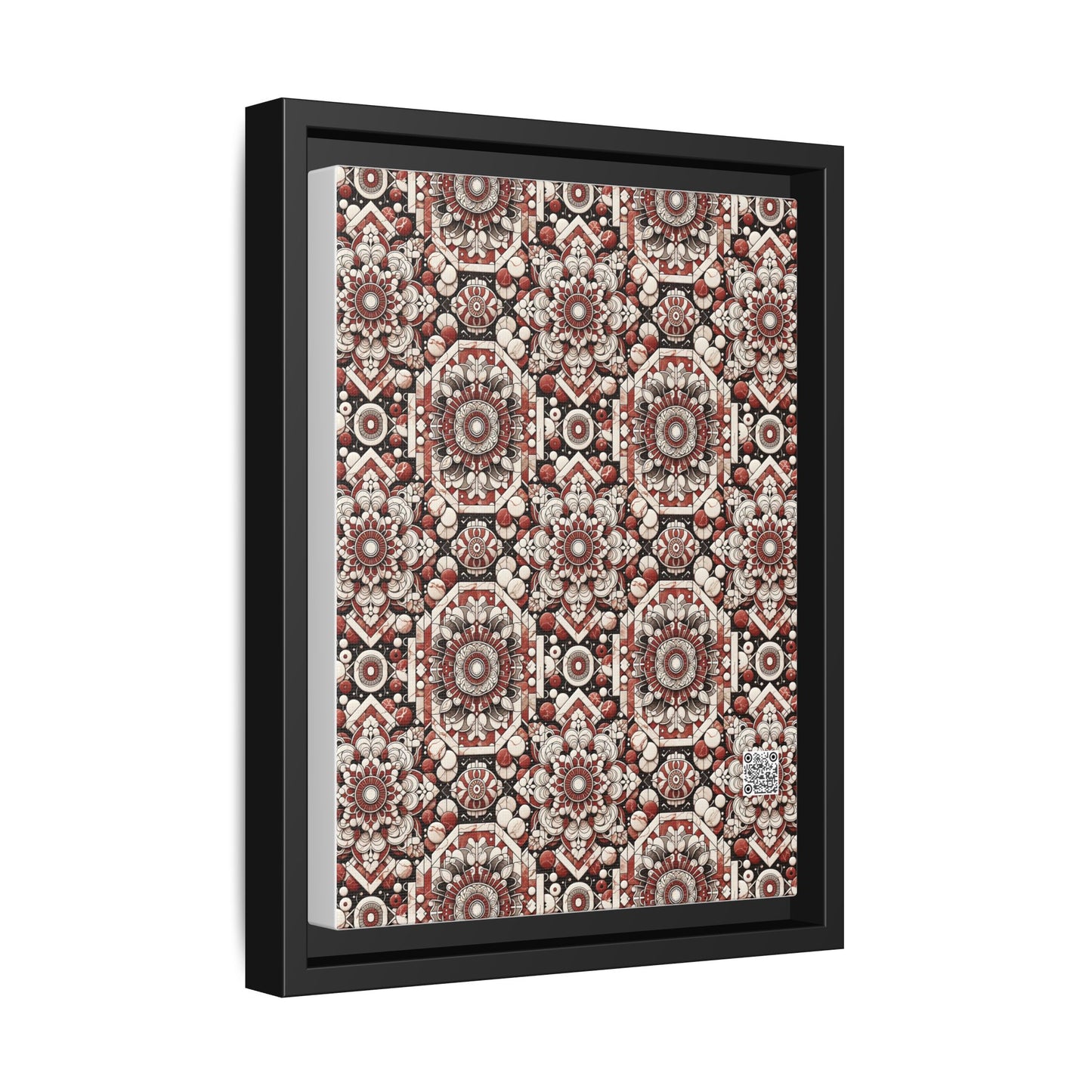 Neo Jomon Sculptural Aesthetics Artisanal Streetwear Matte Canvas, Framed (multi-Color) - 8404 Design-55 A