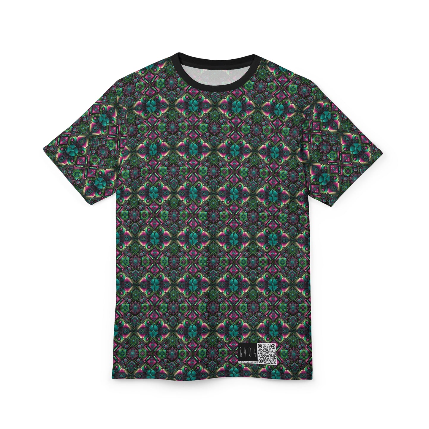 Tech-Infused Graphics Tech-Forward Streetwear Unisex Cut & Sew Tee - 8404 Design-45