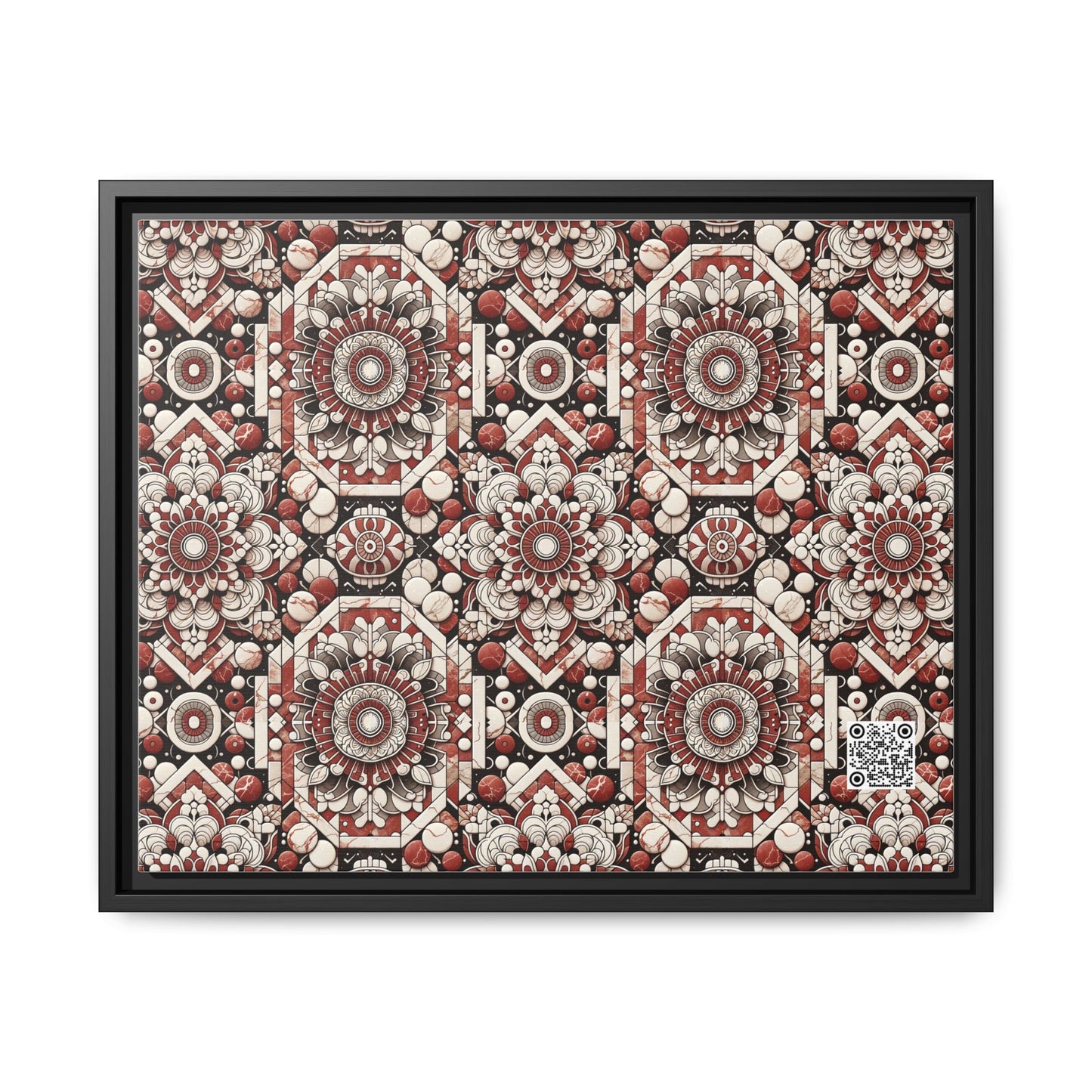 Neo Jomon Sculptural Aesthetics Artisanal Streetwear Matte Canvas, Framed (multi-Color) - 8404 Design-55 A