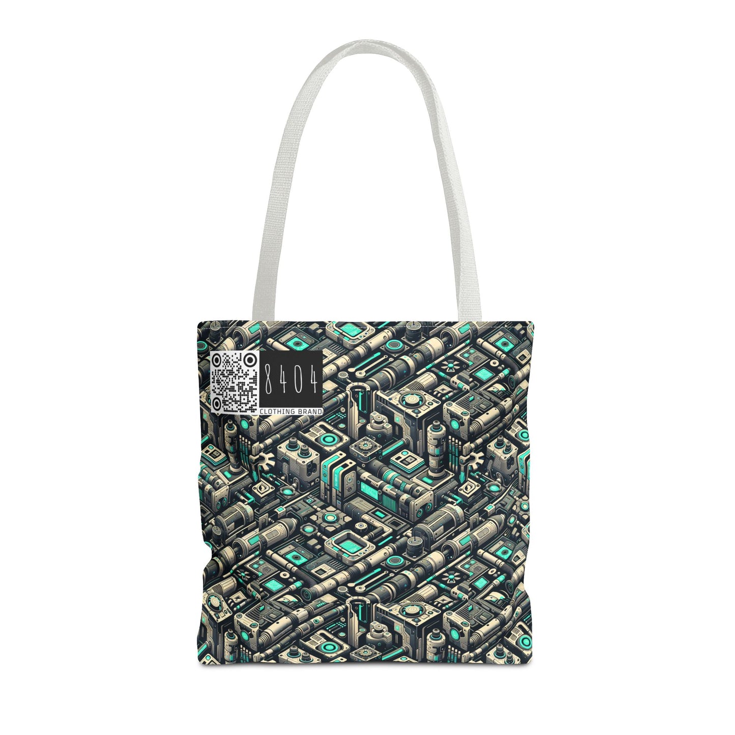 Tech Utility Fusion Modern Tech Streetwear Tote Bag - 8404 Design-49