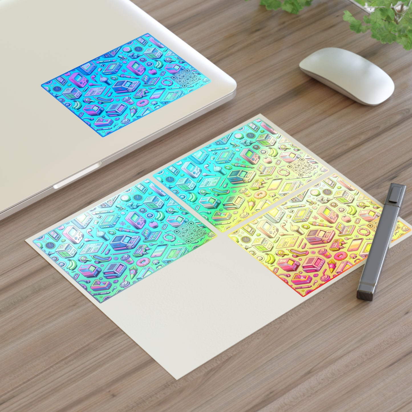 Y2k Revival Nostalgic Futurism Sticker Sheets - 8404 Design-48