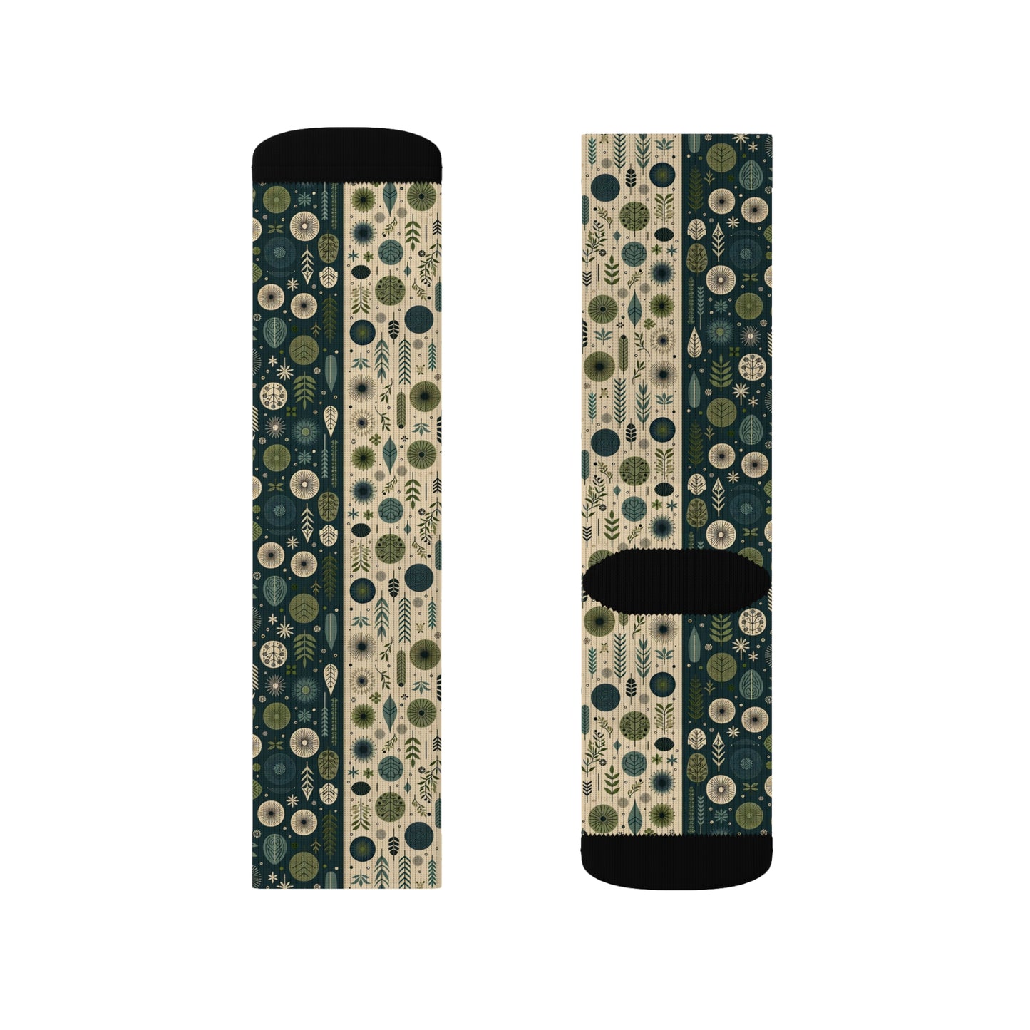 Sustainable Street Utility Sustainable Tech Streetwear Sublimation Socks - 8404 Design-62