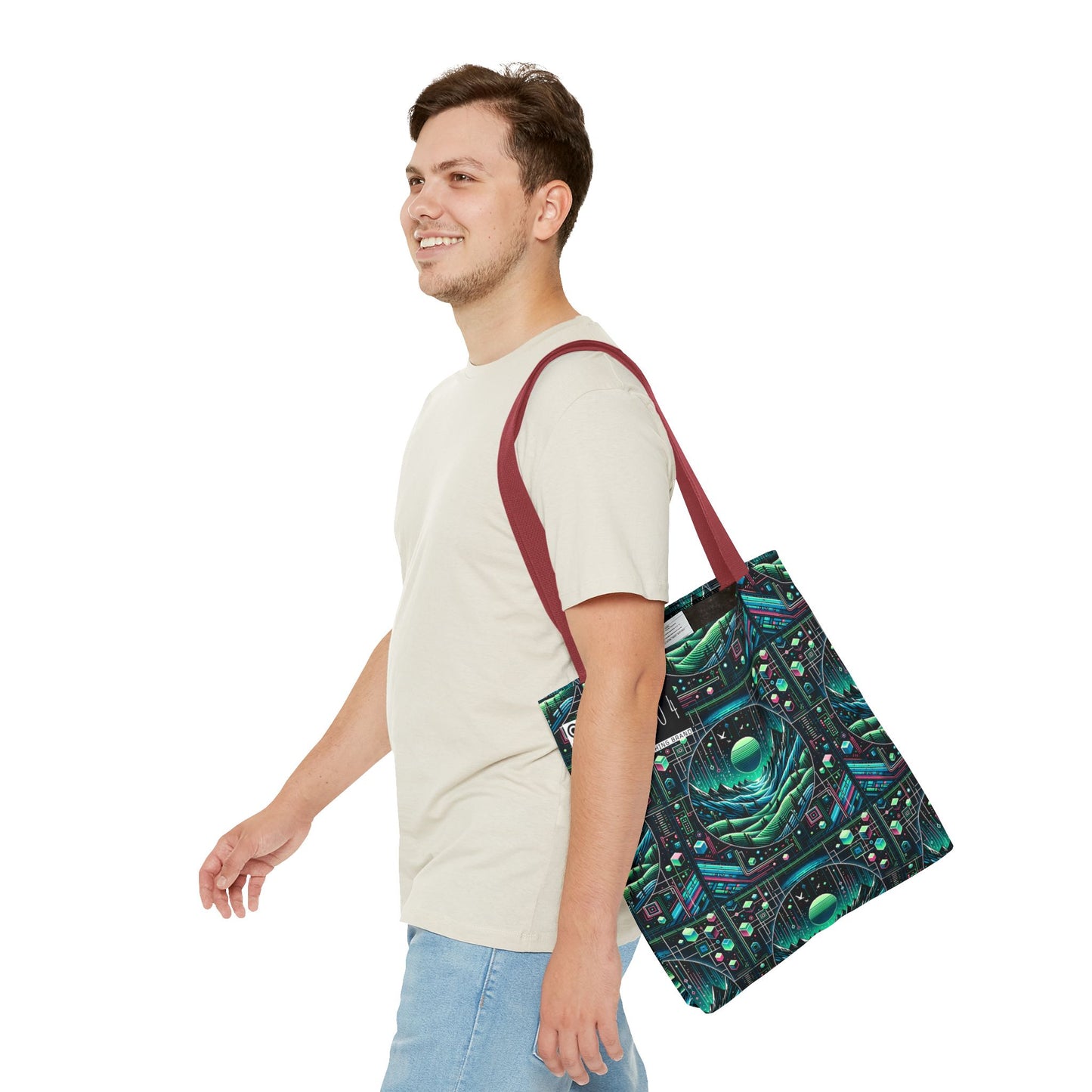 Digital Adventure Graphics Digital Explorer Tote Bag - 8404 Design-59