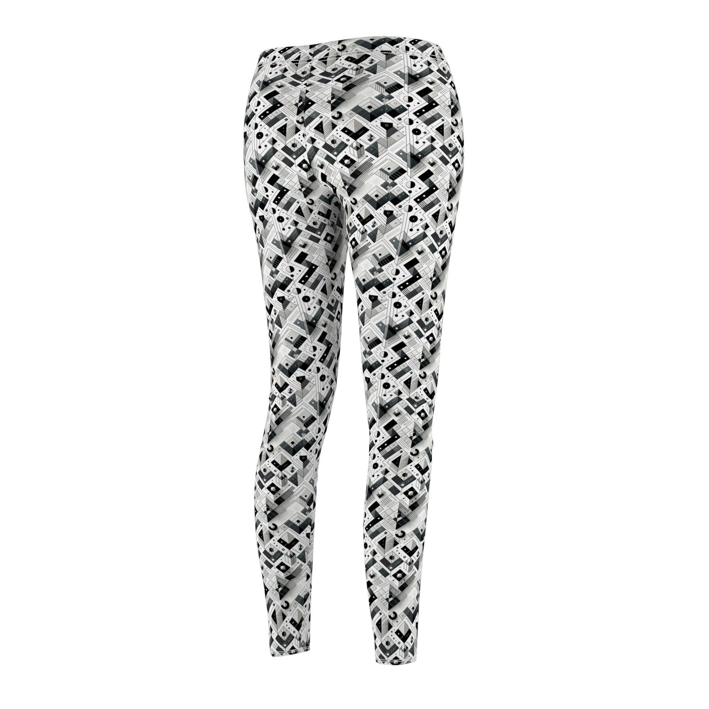 Digital Minimalism Minimalist Tech Women's Cut & Sew Casual Leggings - 8404 Design-69