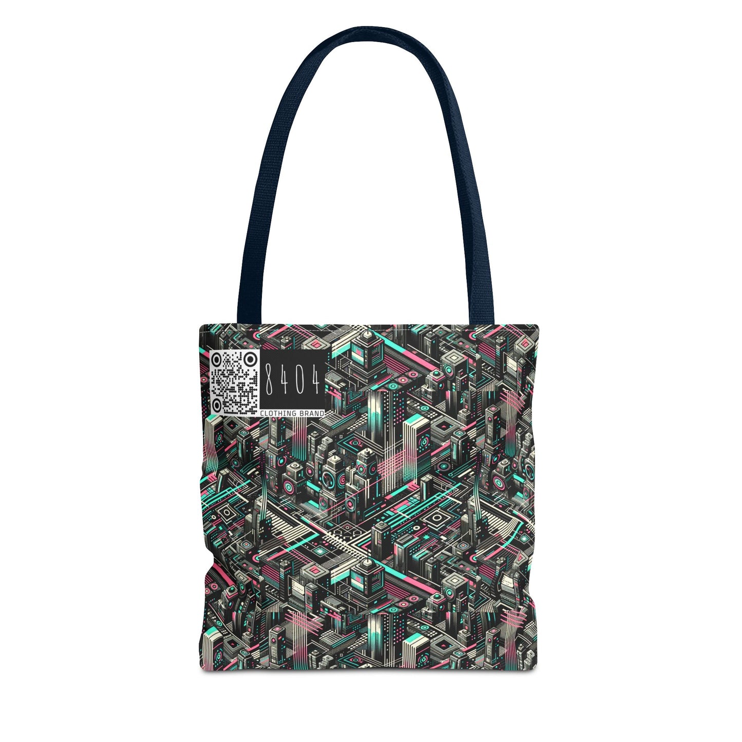 Digital Dreamland Tech-Inspired Streetwear Tote Bag - 8404 Design-51