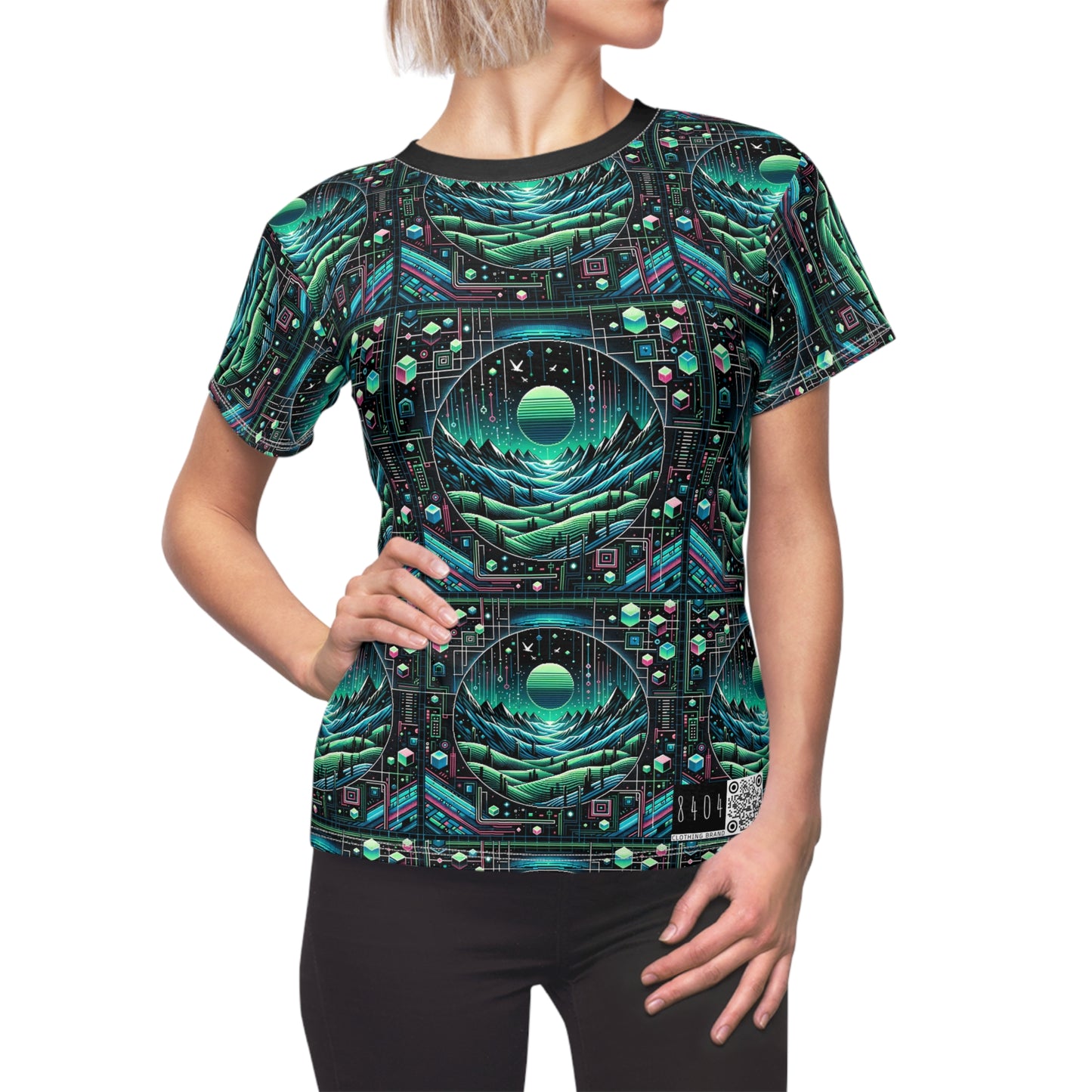 Digital Adventure Graphics Digital Explorer Women's Cut & Sew Tee - 8404 Design-59
