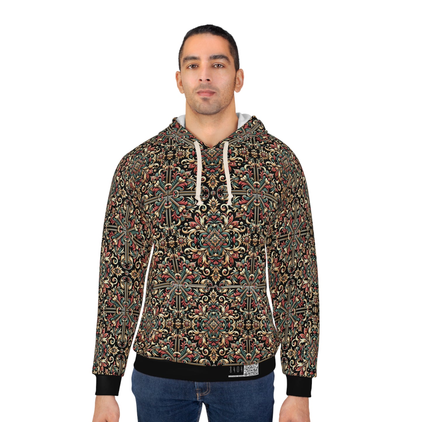 Streetwear Renaissance Artistic Clash of Old and New Pullover Hoodie - 8404 Design-46