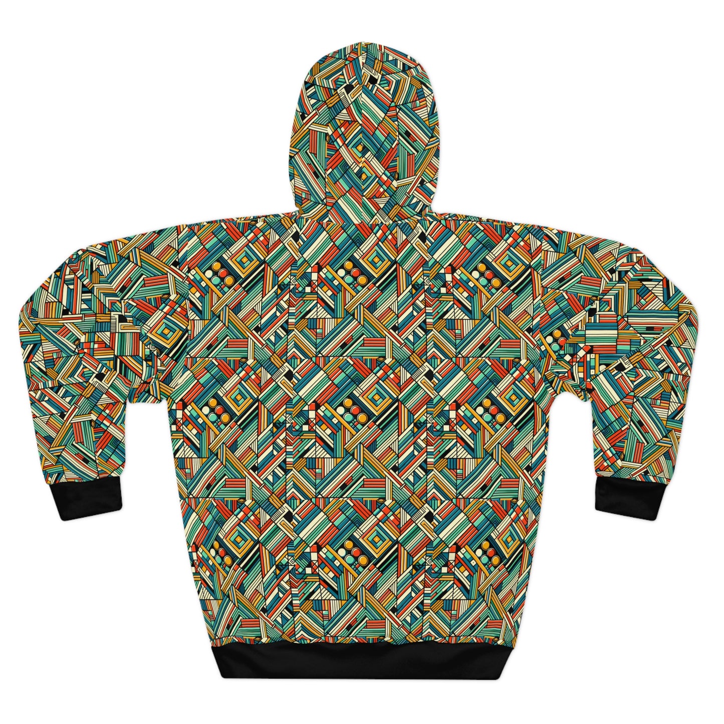 Abstract Graphic Art Modern Artistic Expression Pullover Hoodie - 8404 Design-67