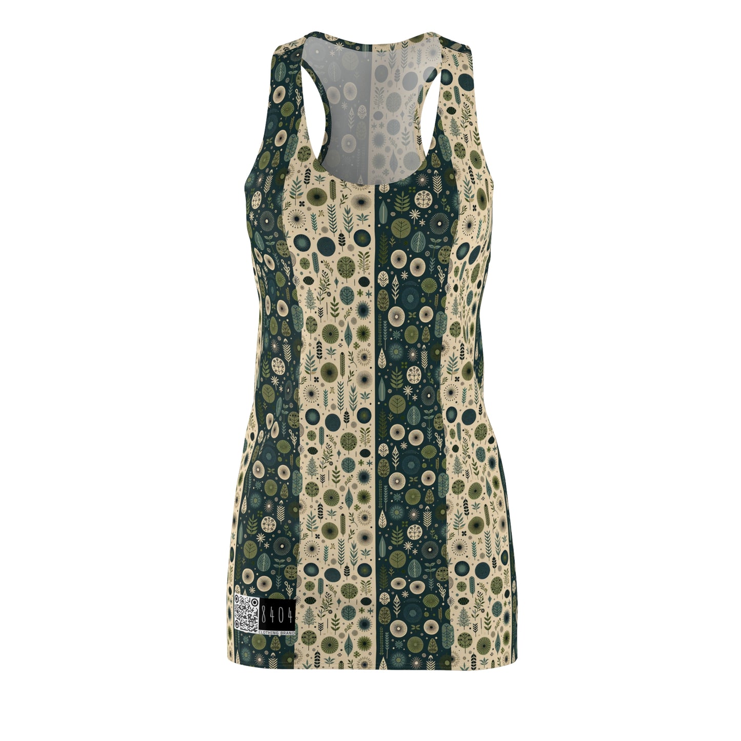 Sustainable Street Utility Sustainable Tech Streetwear Women's Cut & Sew Racerback Dress - 8404 Design-62