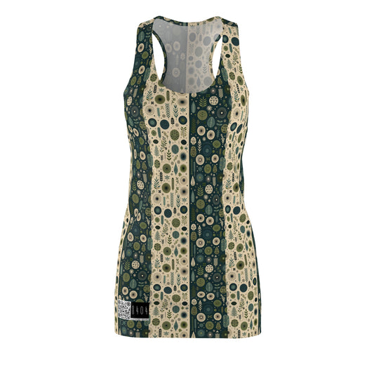 Sustainable Street Utility Sustainable Tech Streetwear Women's Cut & Sew Racerback Dress - 8404 Design-62