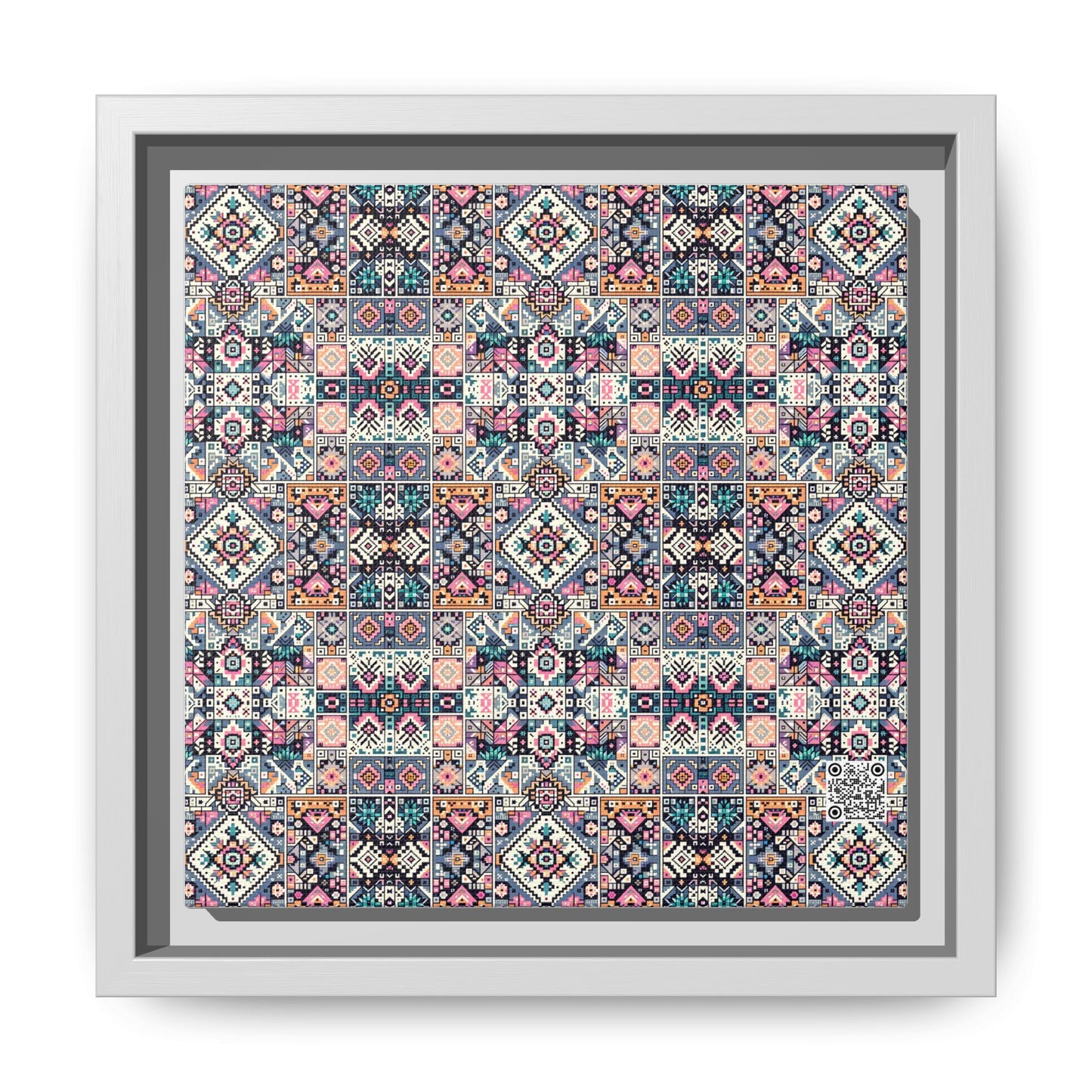 Matte Canvas, Framed (multi-Color) - 8404 Design-01