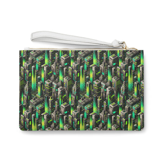 Digital Rebellion Tech-Forward Streetwear Clutch Bag - 8404 Design-63