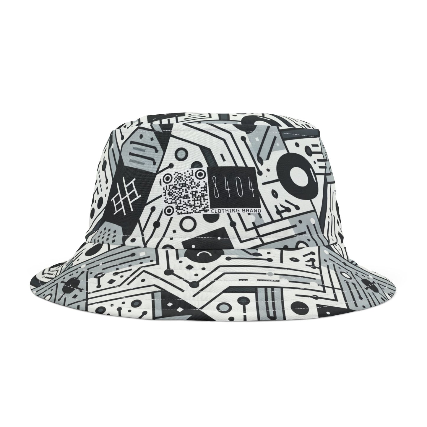 Digital Minimalism Minimalist Tech Bucket Hat - 8404 Design-48