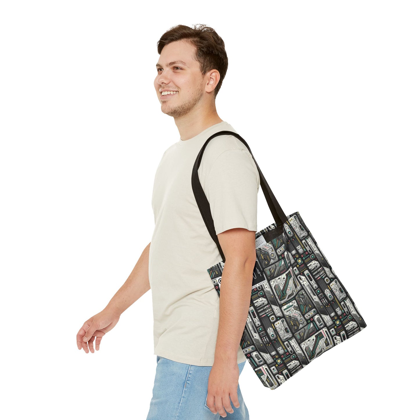 Tech Utility Gear Tech-Forward Minimalism Tote Bag - 8404 Design-45