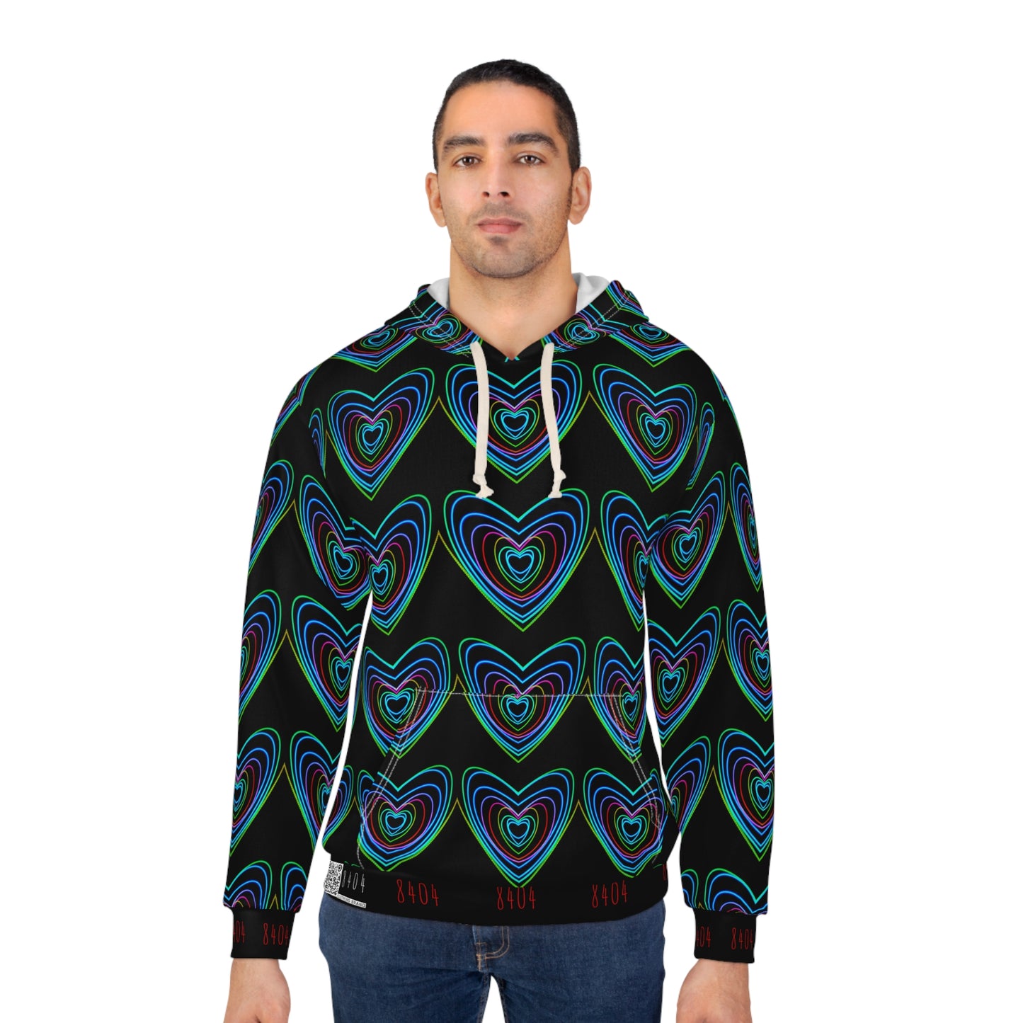 8404's Unisex Adult "glows of Love" Fashion Pullover Hoodie