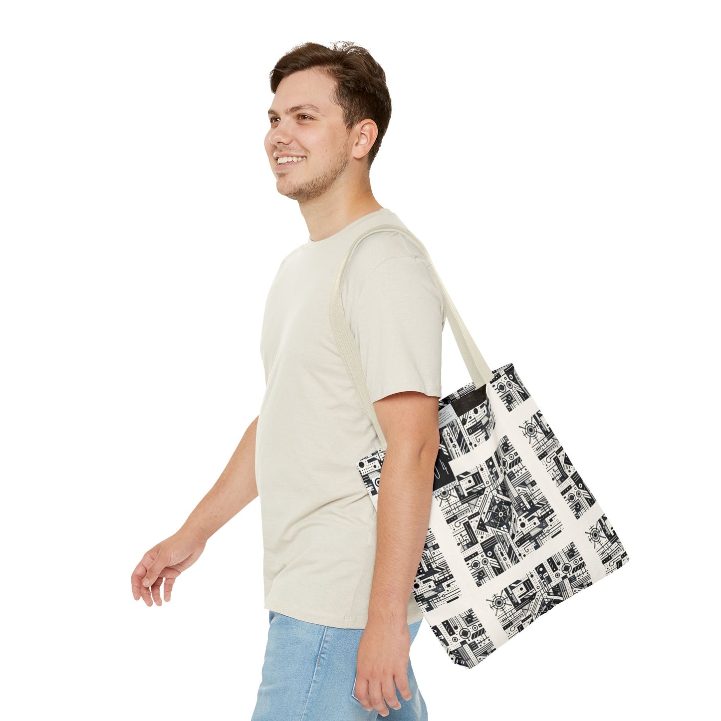 Digital Minimalism Minimalist Tech Tote Bag - 8404 Design-47