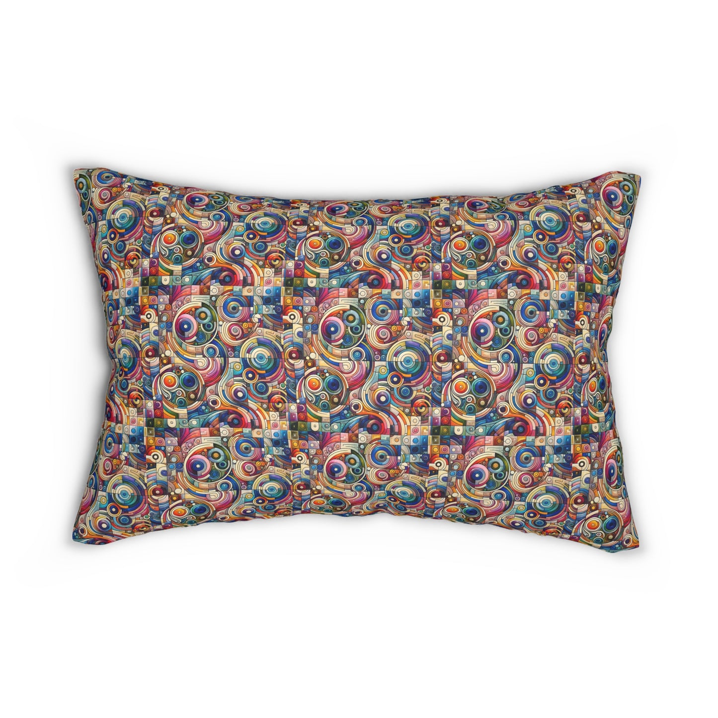Digital Artistic Expression Artistic Streetwear Spun Polyester Lumbar Pillow - 8404 Design-49 S