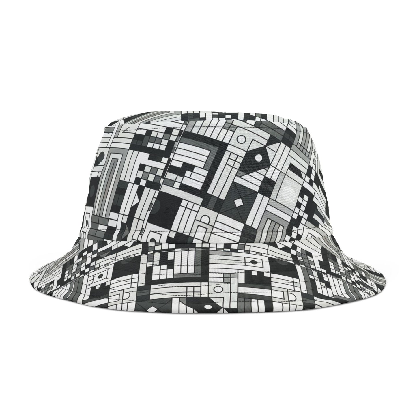 Digital Minimalism Minimalist Tech Bucket Hat - 8404 Design-43