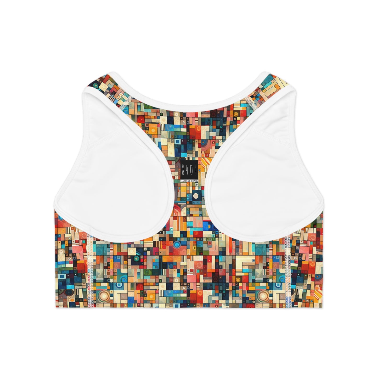 Digital Artistic Expression Artistic Streetwear Sports Bra - 8404 Design-46