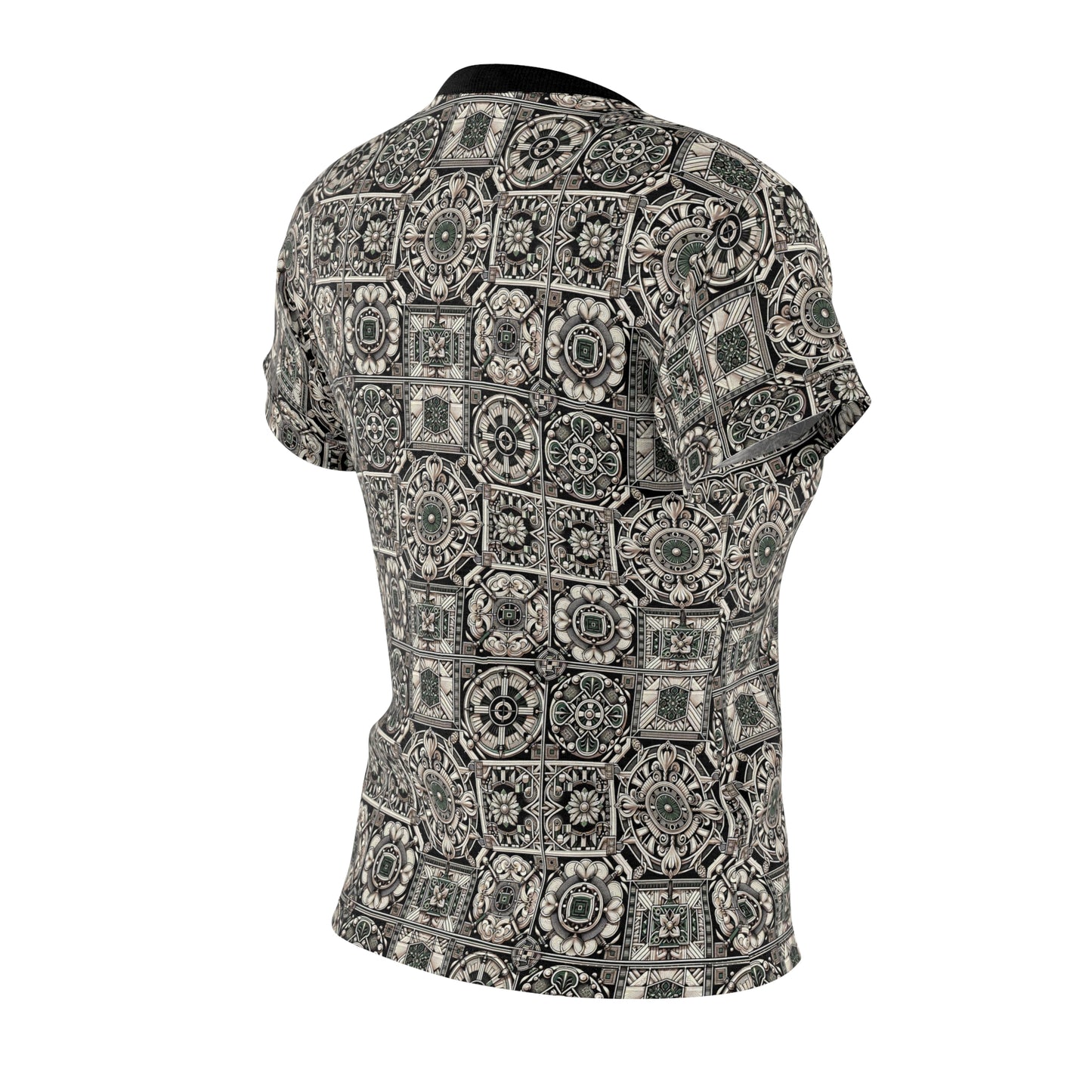 Cyber Garden Party Tech Garden Extravaganza Women's Cut & Sew Tee - 8404 Design-45