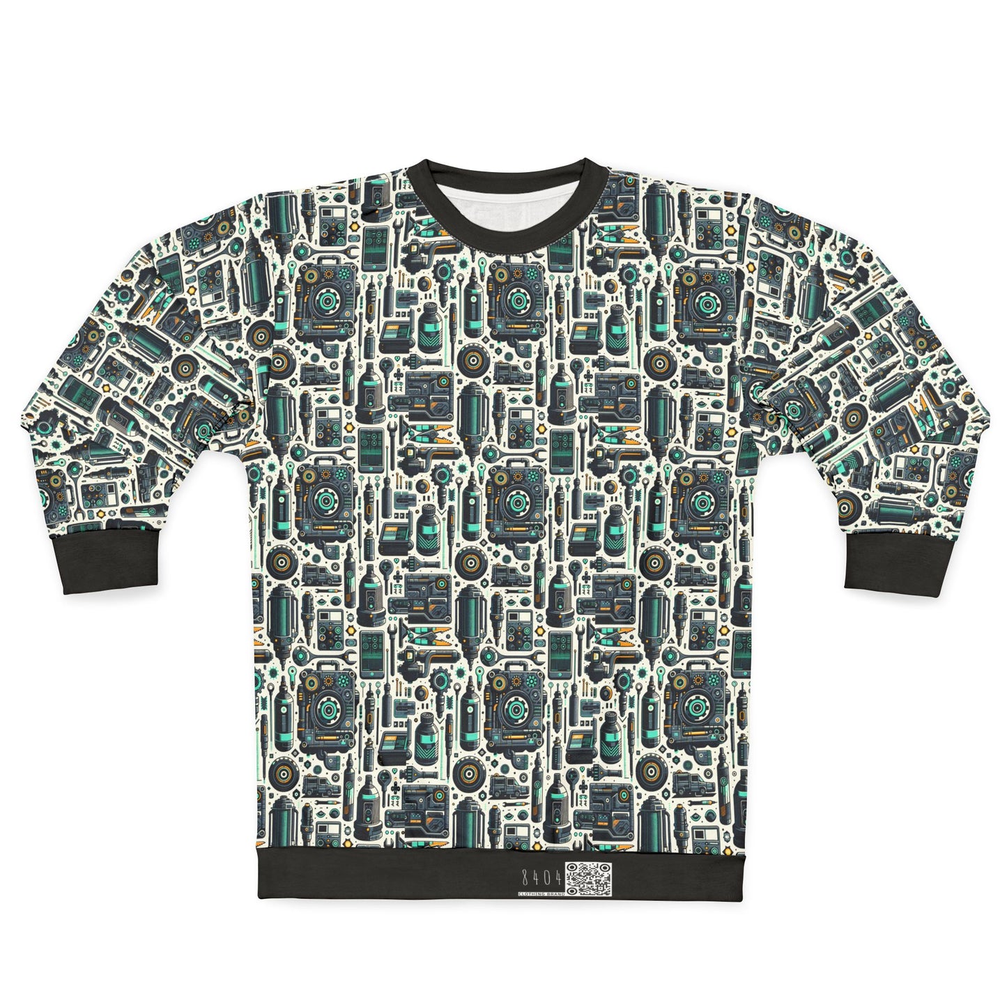 Tech Utility Fusion Modern Tech Streetwear Sweatshirt - 8404 Design-53