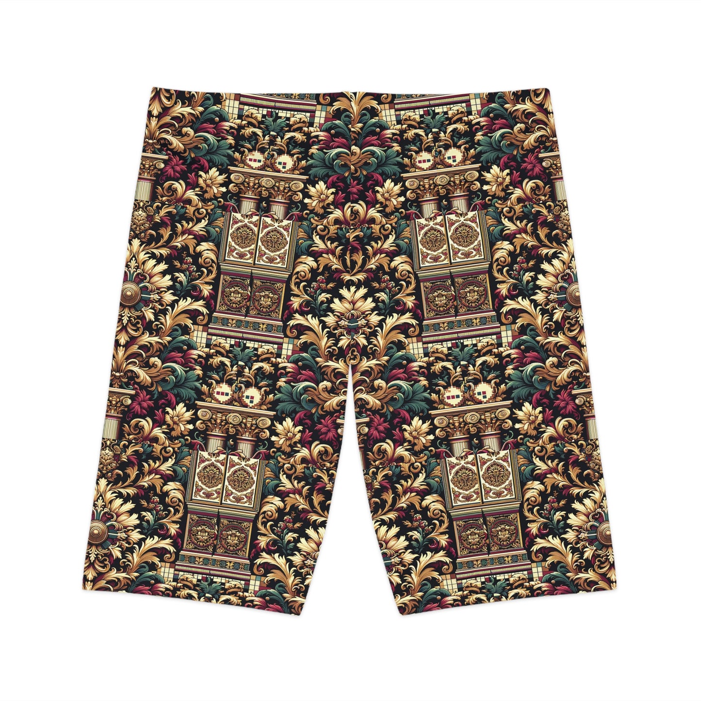 Digital Renaissance Modern Baroque Fusion Women's Bike Shorts - 8404 Design-57