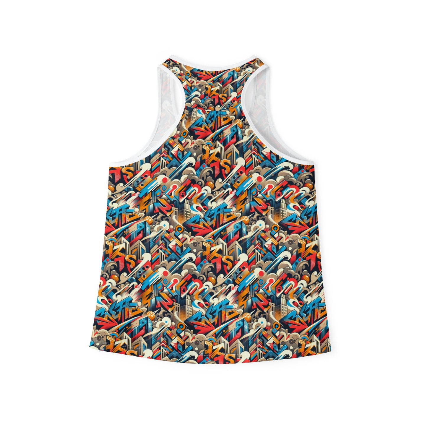 Neo-Traditional Street Art Modern Street Art Fusion Women's Tank Top - 8404 Design-44