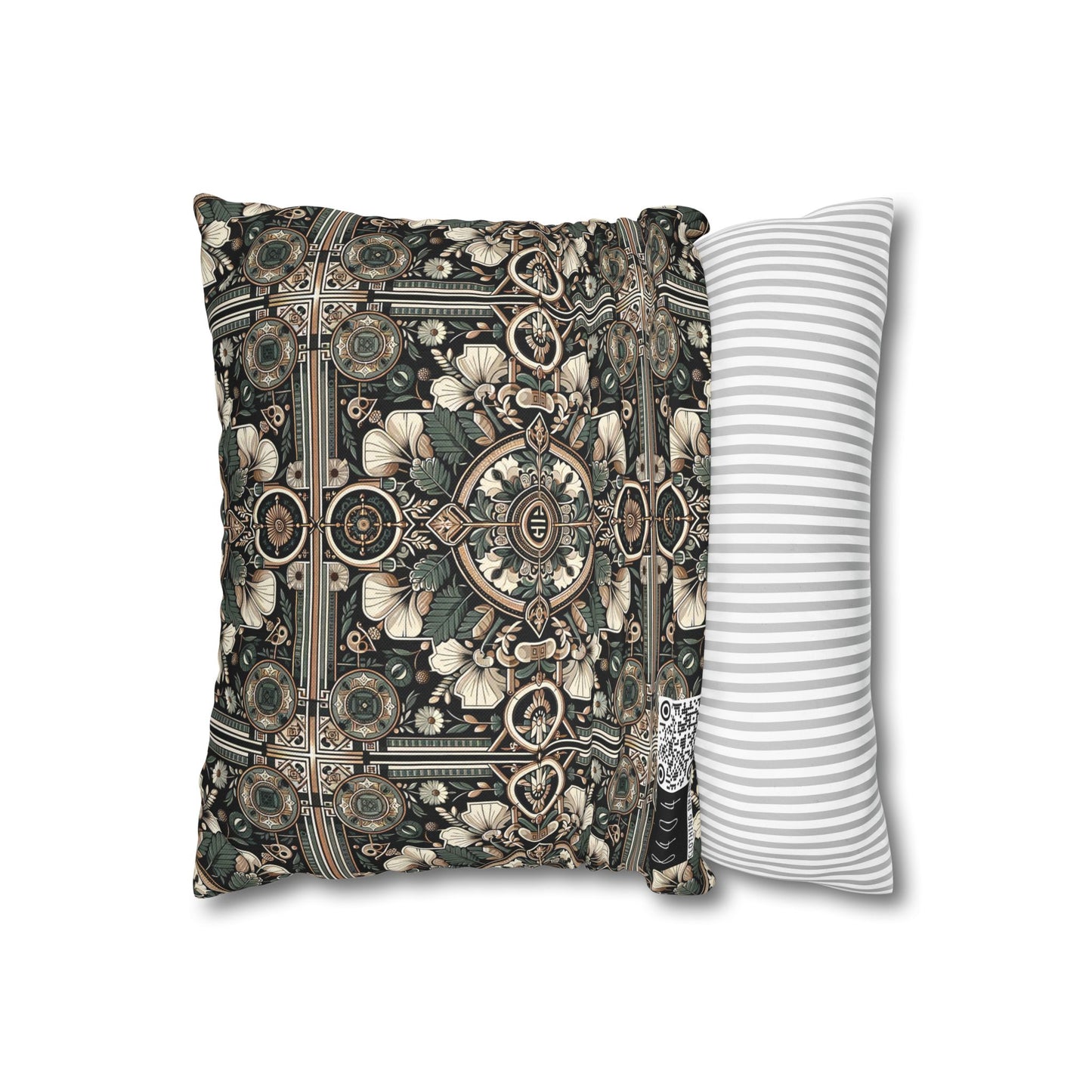 Cyber Garden Party Tech Garden Extravaganza Spun Polyester Square Pillowcase - 8404 Design-66