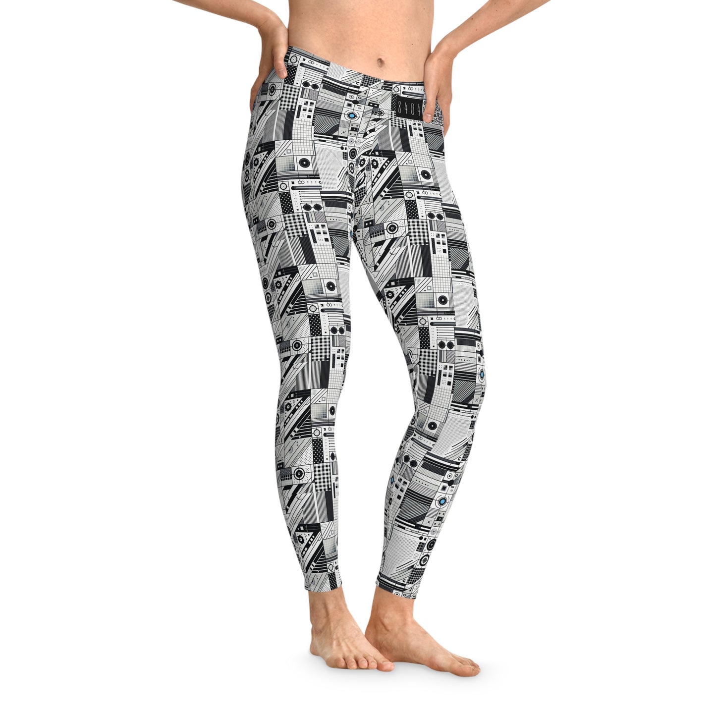 Digital Minimalism Minimalist Tech Stretch Leggings - 8404 Design-52