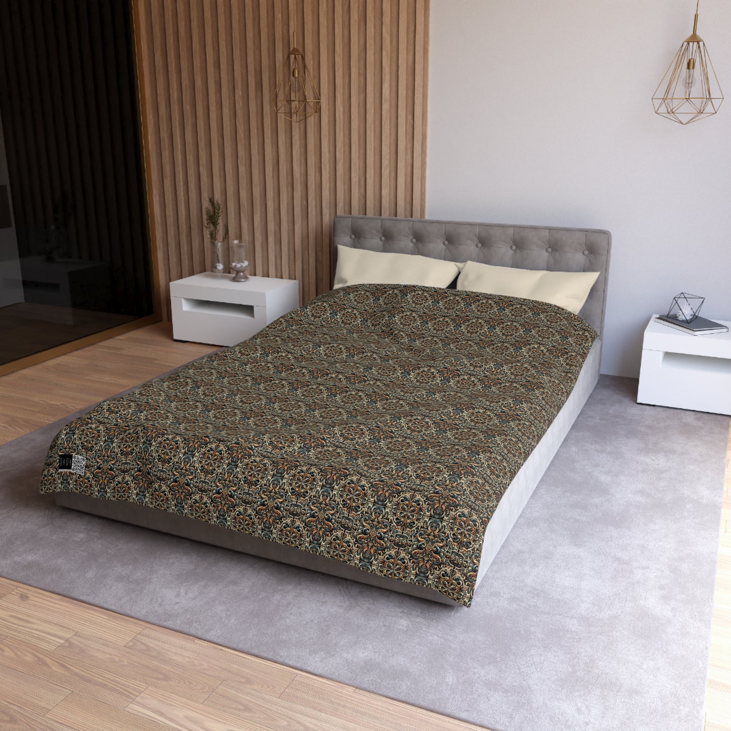 Urban Renaissance Historical Fusion With Street Edge Microfiber Duvet Cover - 8404 Design-59