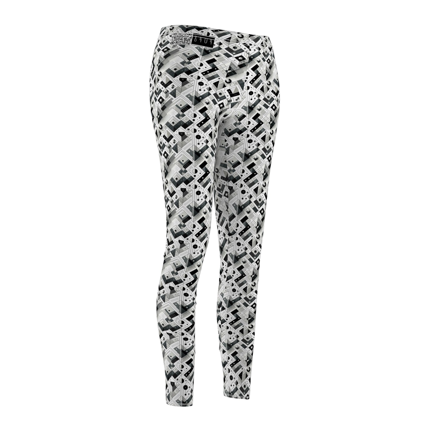 Digital Minimalism Minimalist Tech Women's Cut & Sew Casual Leggings - 8404 Design-69