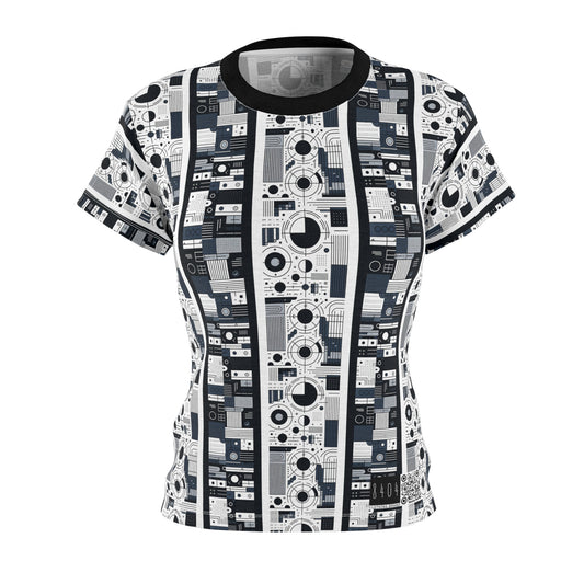 Minimalist Athleisure Minimalist Tech Women's Cut & Sew Tee - 8404 Design-54