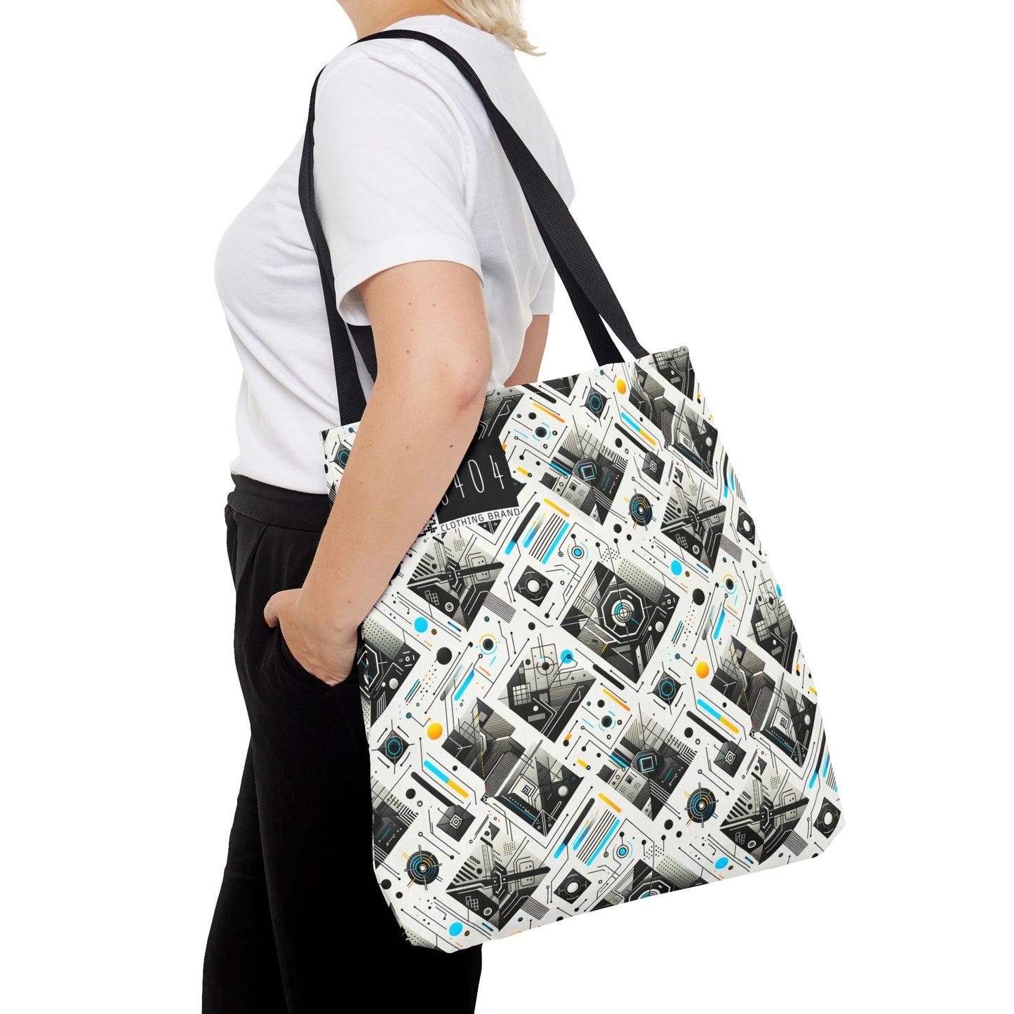 Tech Minimalism Minimalist Tech Tote Bag - 8404 Design-47