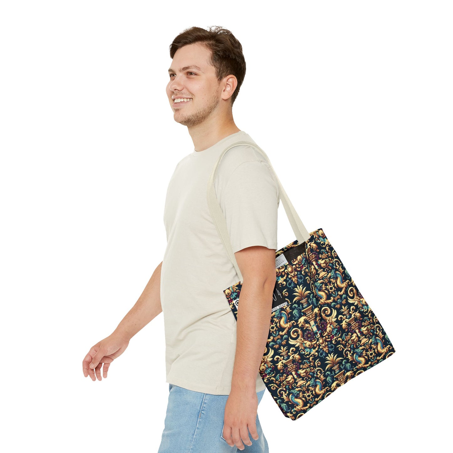 Digital Renaissance Modern Baroque Fusion Tote Bag - 8404 Design-57