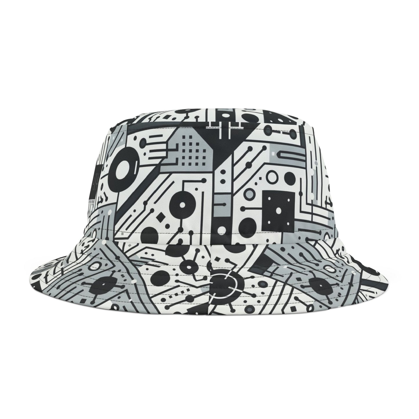 Digital Minimalism Minimalist Tech Bucket Hat - 8404 Design-48