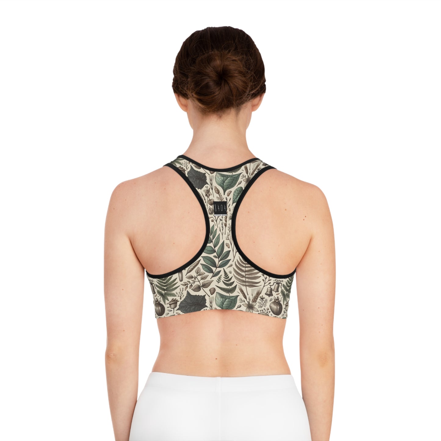 Sustainable Streetwear Modern Eco-Conscious Sports Bra - 8404 Design-57