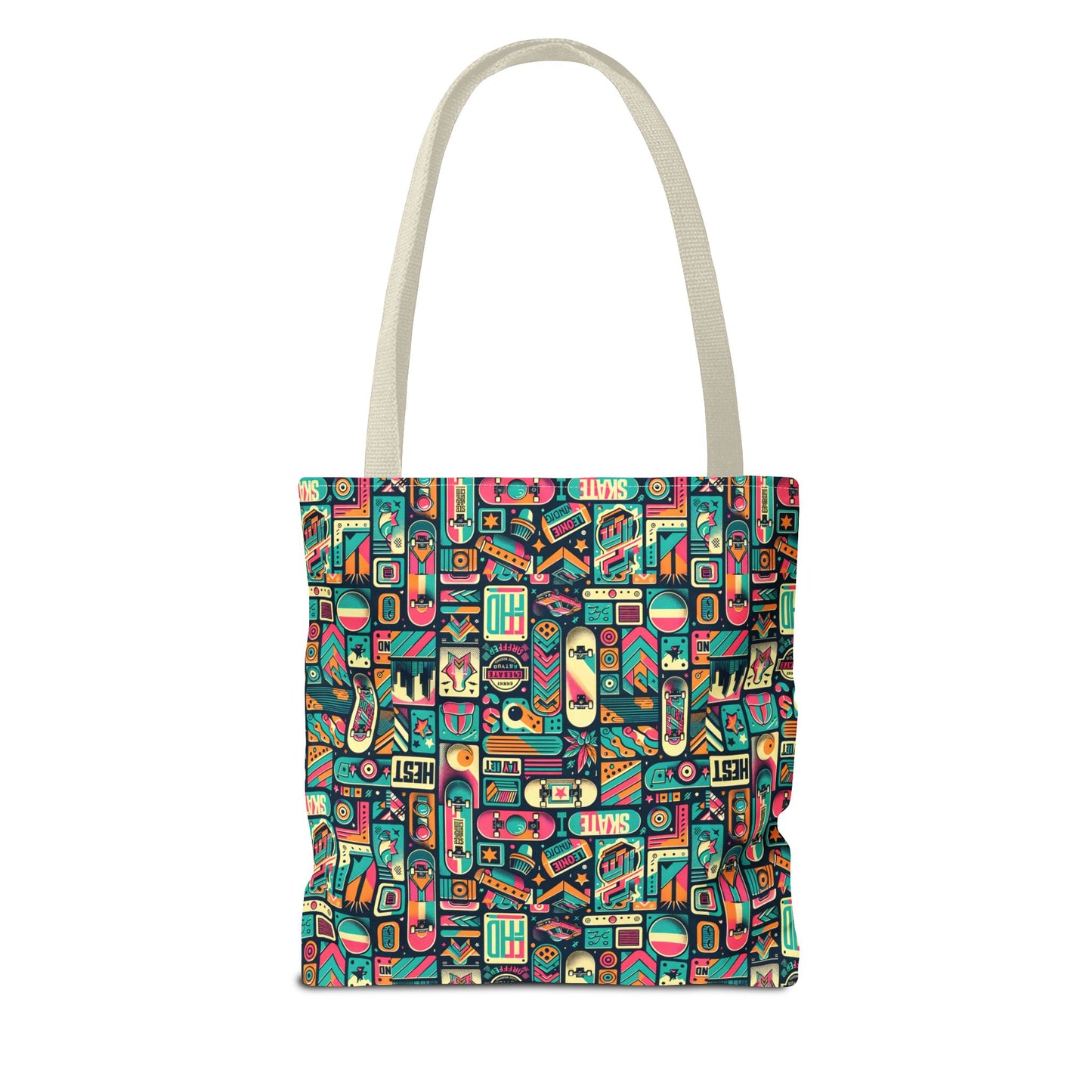 Skate Culture Revival Urban Retro Cool Tote Bag - 8404 Design-61