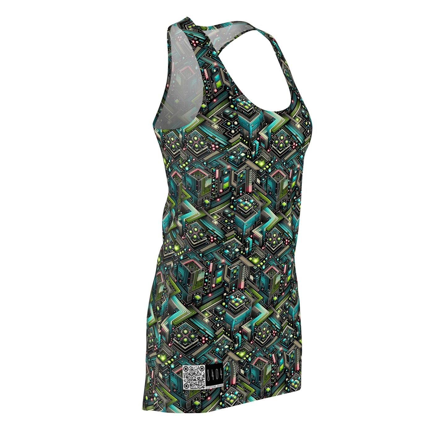 Women's Cut & Sew Racerback Dress Future Tech - 8404 Design-01